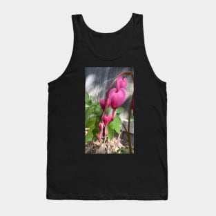 Pink Bleeding Hearts Tank Top